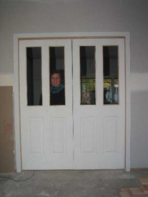 cavity doors from family to dining