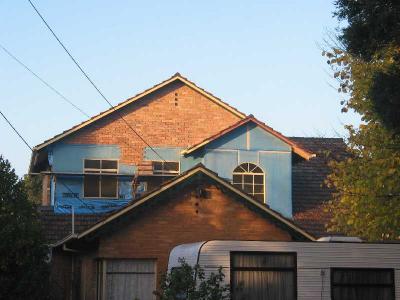 progress on the brick facings