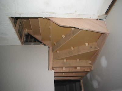 stairs turn the corner