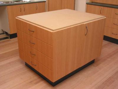 island bench baking and tablewear sides