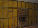 old west wall gets insulated