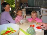 in the kitchen (caravan) with friends - life goes on
