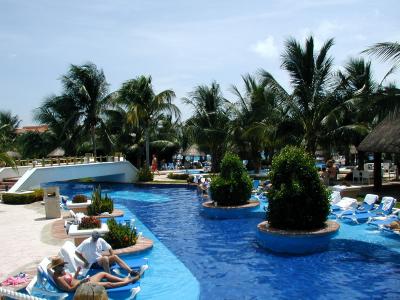 Pool view, Moon Palace - Cancun