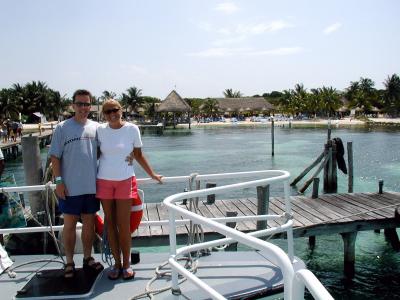 Isla Mujeres - on the boat