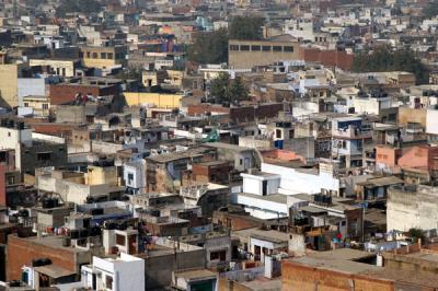 Old Delhi rooftops from the Juma Masjid minaret