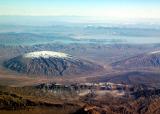 Snow and freshly filled lakes near Shiraz, Iran