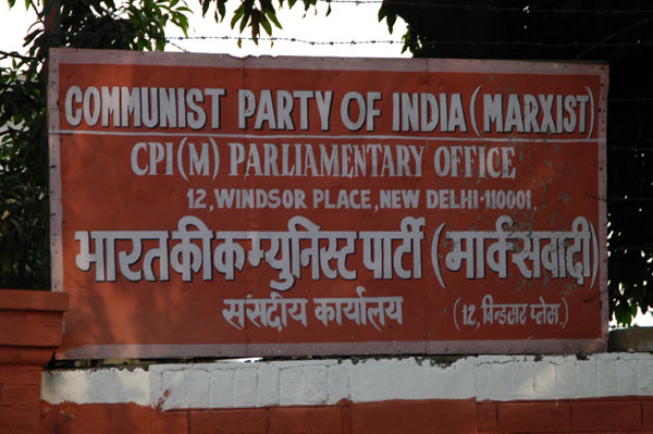 Apparently, India has several communist parties