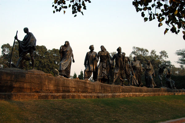 Gandhi memorial in New Delhi