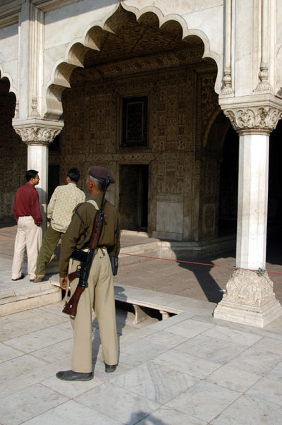 Guard at Red Fort