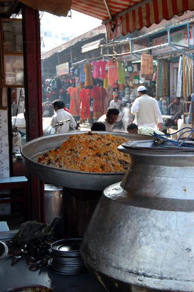 Biryani stall, Meena Bazaar