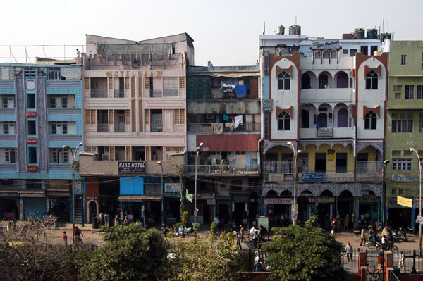 View of buildings west of the Juma Masjid