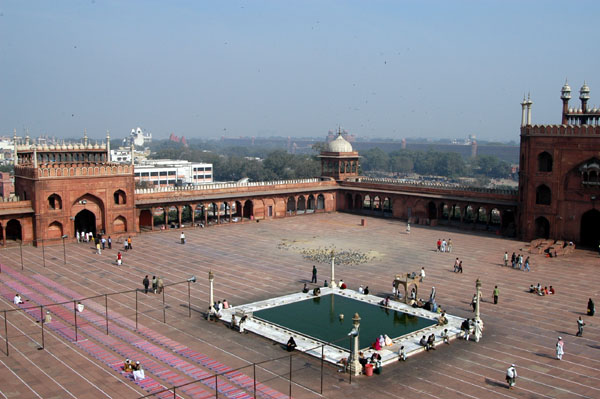 Courtyard of the Juma Masjid, Delhi