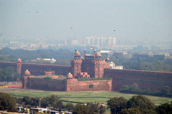 Lahore Gate, Red Fort from Juma Masjid