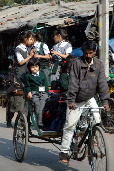 Rickshaw schoolbus