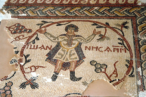 Mosaic in the Moses Memorial Church, Mt. Nebo