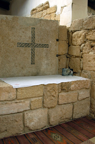 Pope John Paul II prayed here during his 2000 visit to the Holy Land