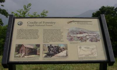Cradle of Forestry info
MP 411.0 S, 4710'