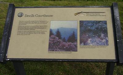 Devil's Courthouse story
MP 422.4 S, 5462'