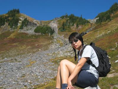 HyunJoo in golden gate trail
