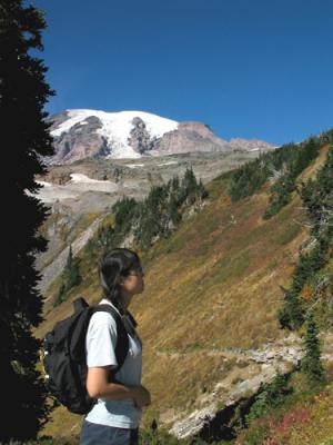 On the top of golden gate trail