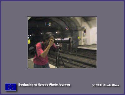 The Photoman in Uuderground (Me)