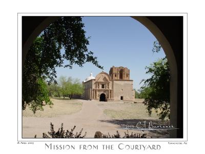 Mission from the Courtyard