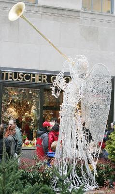 Angel in Rockefeller Center