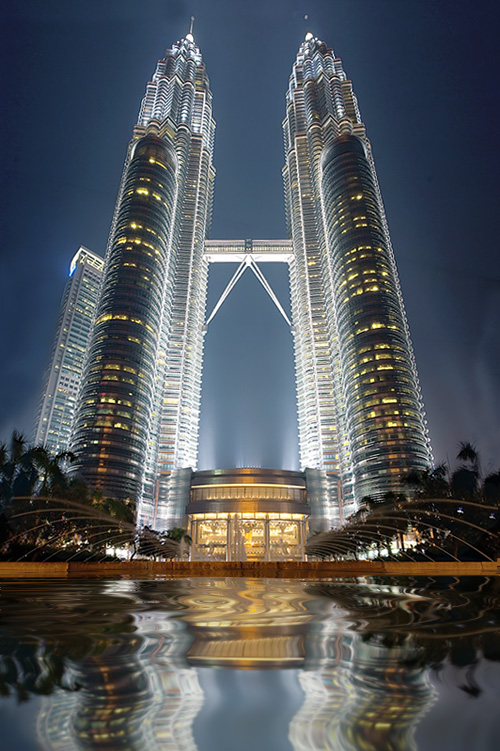 Petronas Towers Reflecting Pool