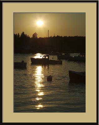 Boothbay Harbor sunset