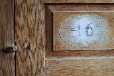 Door at Old West Church.