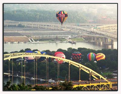 Trib balloon sets pace...the infamous 'X' dropper! (Pittsburgh)