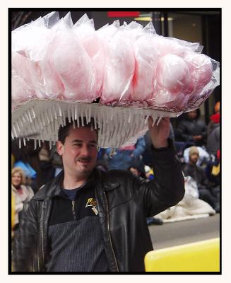 What would a parade be without cotton candy?