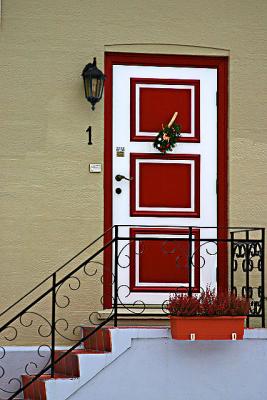 Christmas door *