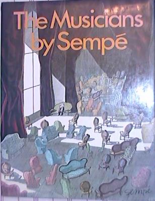 The Musicians by Sempe (1980) (signed with drawing of stringed instrument)