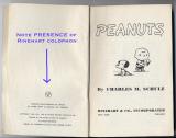 Peanuts (1952) true first printing