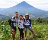 Agua Volcano and racers