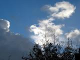 Sun breaking through