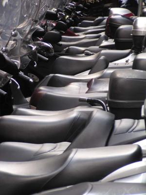 There is no shortage of motorcycles