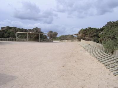 Silence at the beach car park