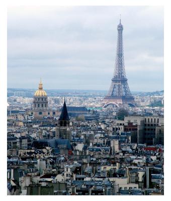 The Sun Comes Out on the Eiffel Tower