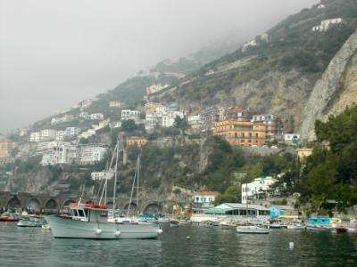 Amalfi from a small boat 1