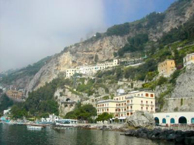 Amalfi from a small boat