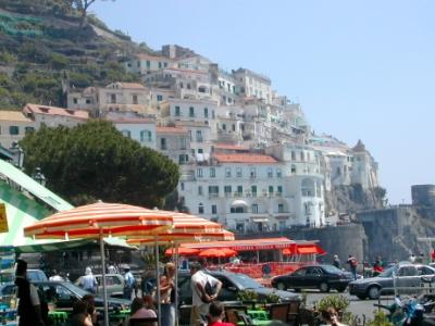 Amalfi from the pier near Flavio Gioia Piazza