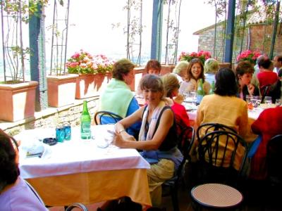 Judy: Lunch in Todi