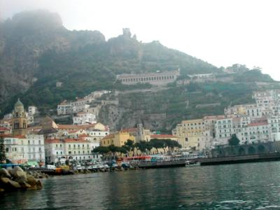 Amalfi from a small boat 3