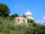 The Church of Santa Maria della Consolazione. Photo taken from the grounds of the Hotel Bramante.
