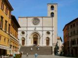 The Duomo on the north end of Piazza del Popolo: Built in the 12th century - Facade has some Renaissance features.