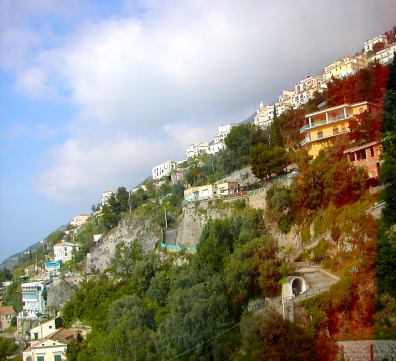 Vietri on the Amalfi Coast - mountain view 1