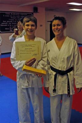 Austin's Yellow Belt