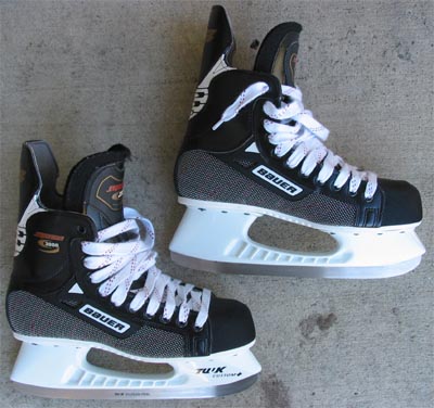 The Hockey skates I wore when I slipped and fell on the ice.